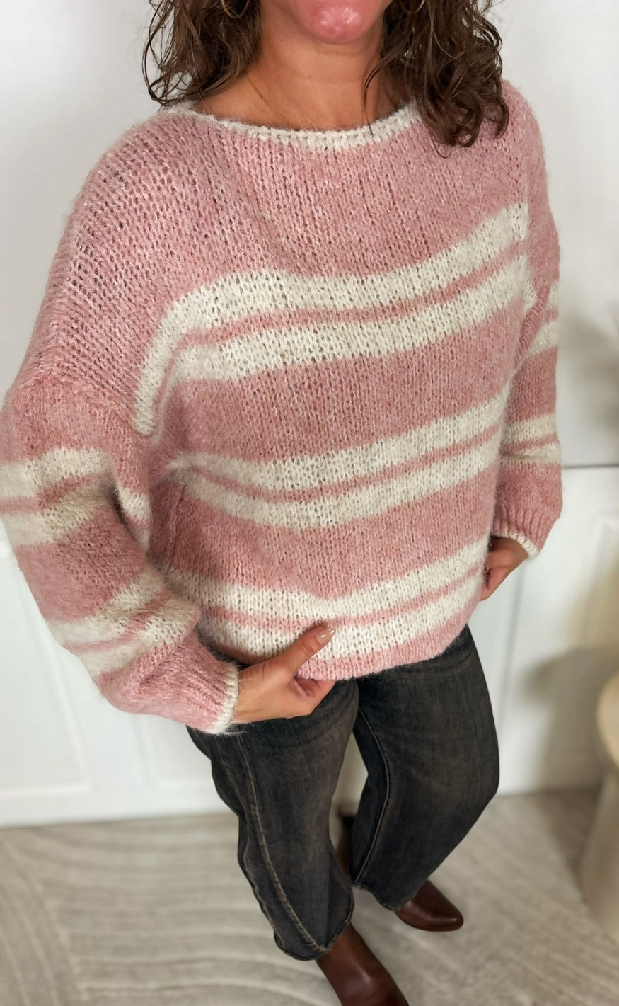 Marta Du Chateau Genser - Avellina - Rosa/Beige